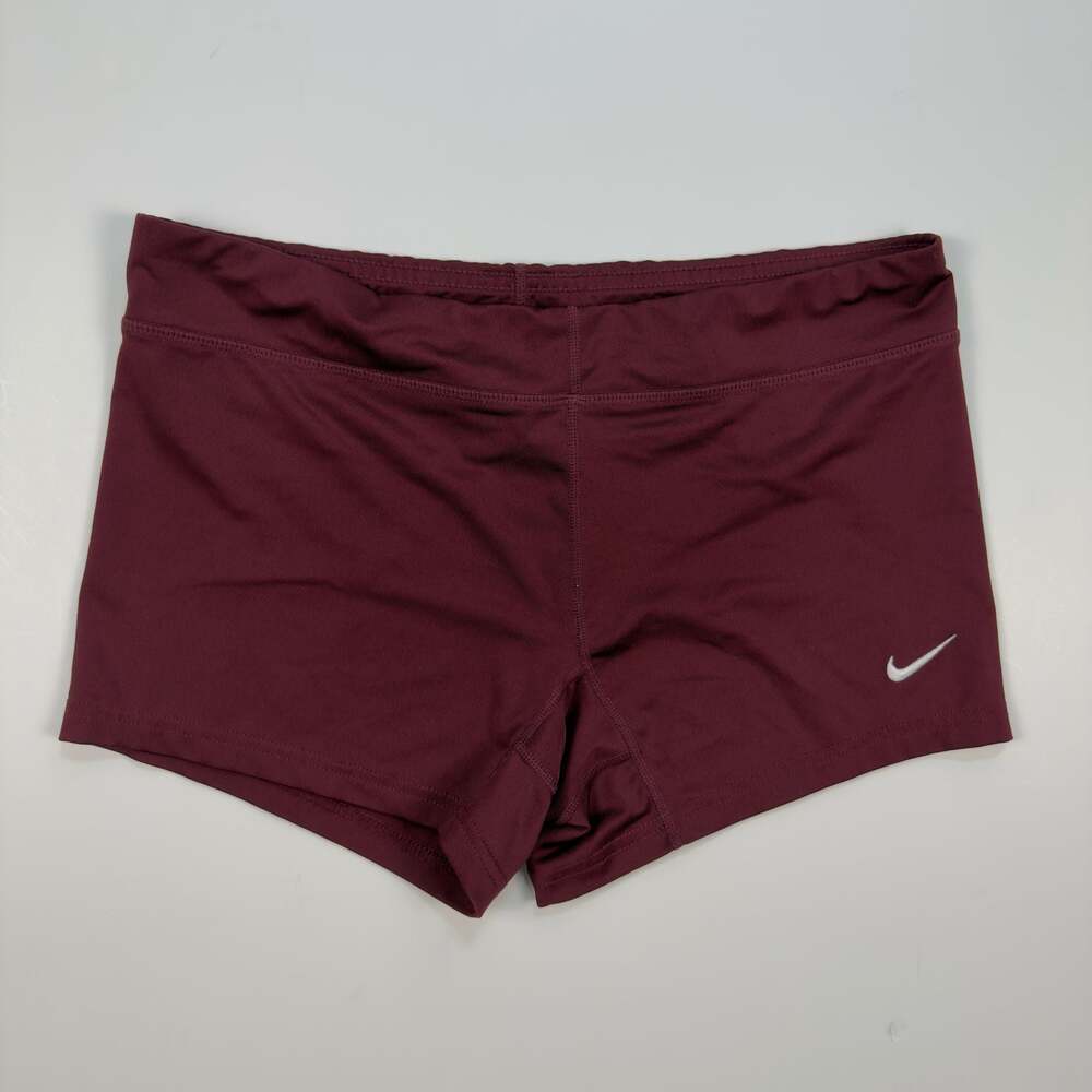 Nike Dri-FIT Women's Performance Volleyball Shorts Maroon Size M
